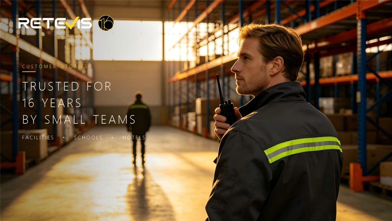 Why Small Teams Have Trusted Retevis for 16 Years
