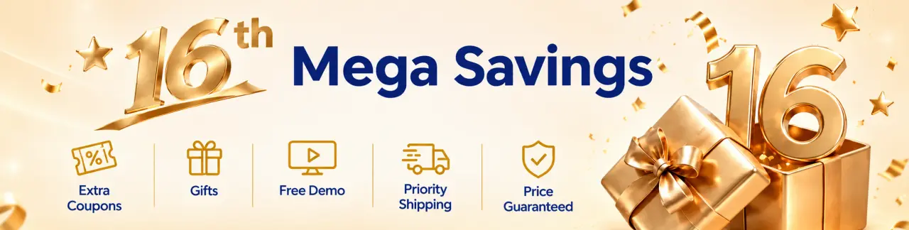 Retevis 16th Annivervary Celebration Deal
