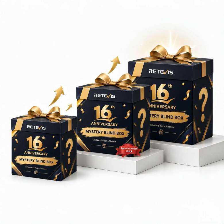 Retevis 16th Anniversary Radio and Repeater Blind Box