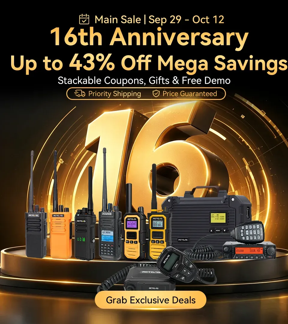 Retevis 16th Anniversary