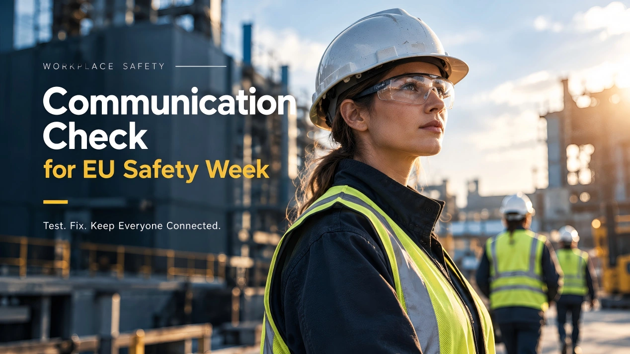Check Your Site Radios Before European Safety Week Starts