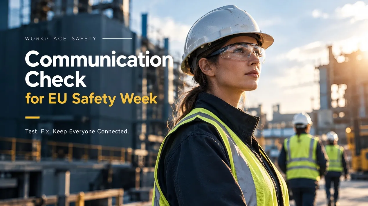 Check Your Site Radios Before European Safety Week Starts