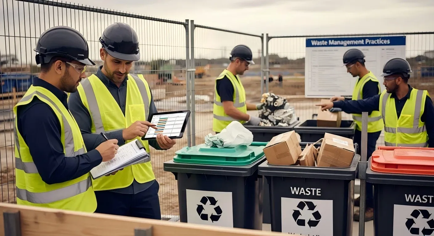 Construction Waste Management: How Better Crew Communication Reduces Material Waste