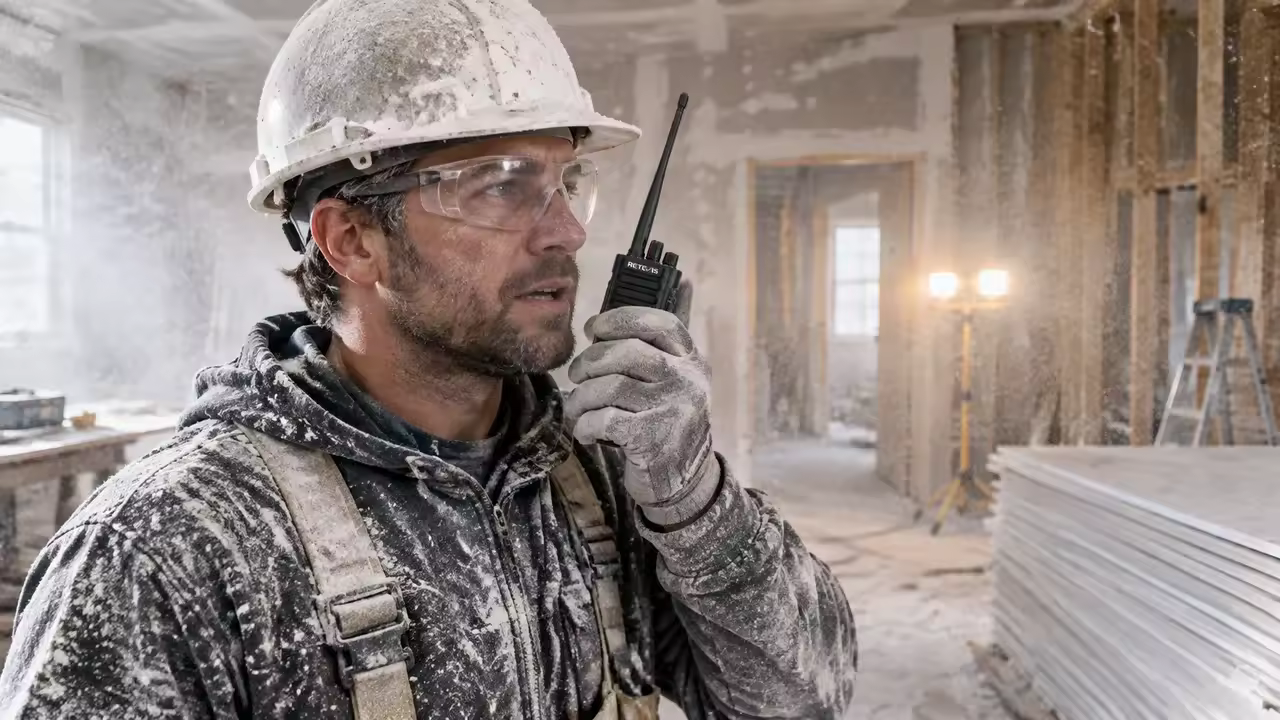 How to Choose a Best Two-Way Radio for Dusty Construction Sites