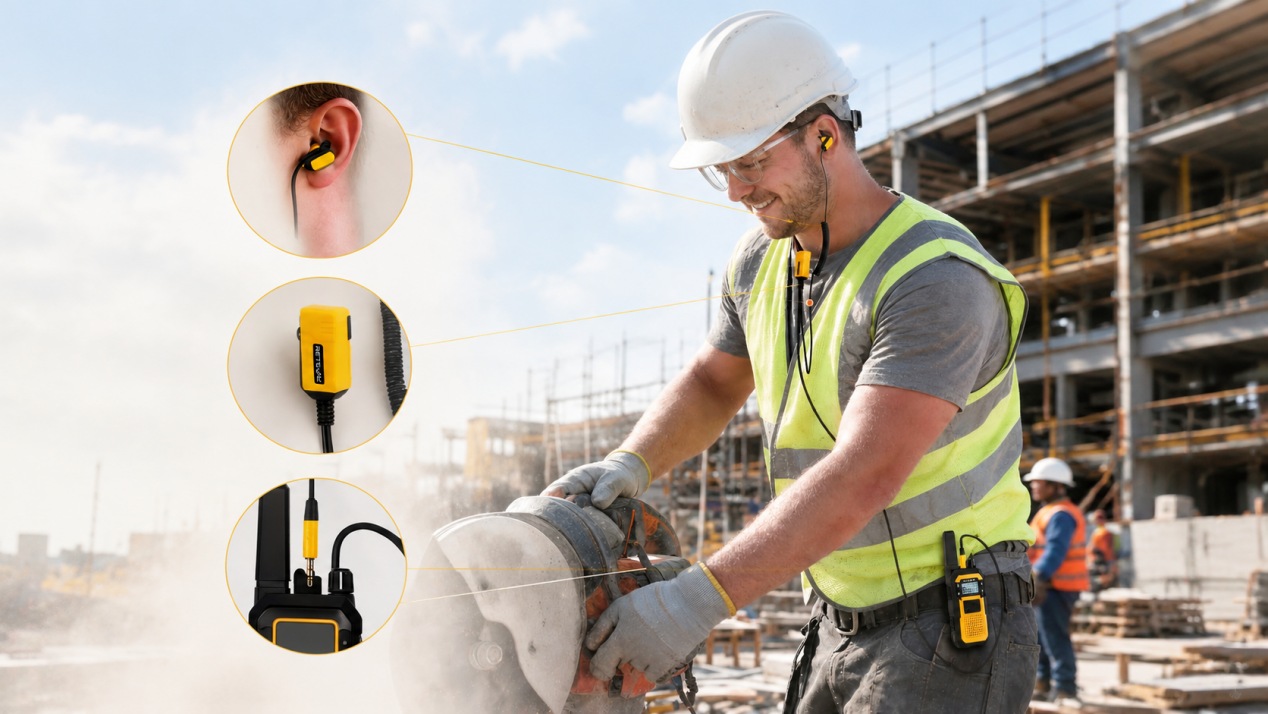 Why Regular Earbuds Fail on Construction Sites – Your Industrial Headset Buying Guide