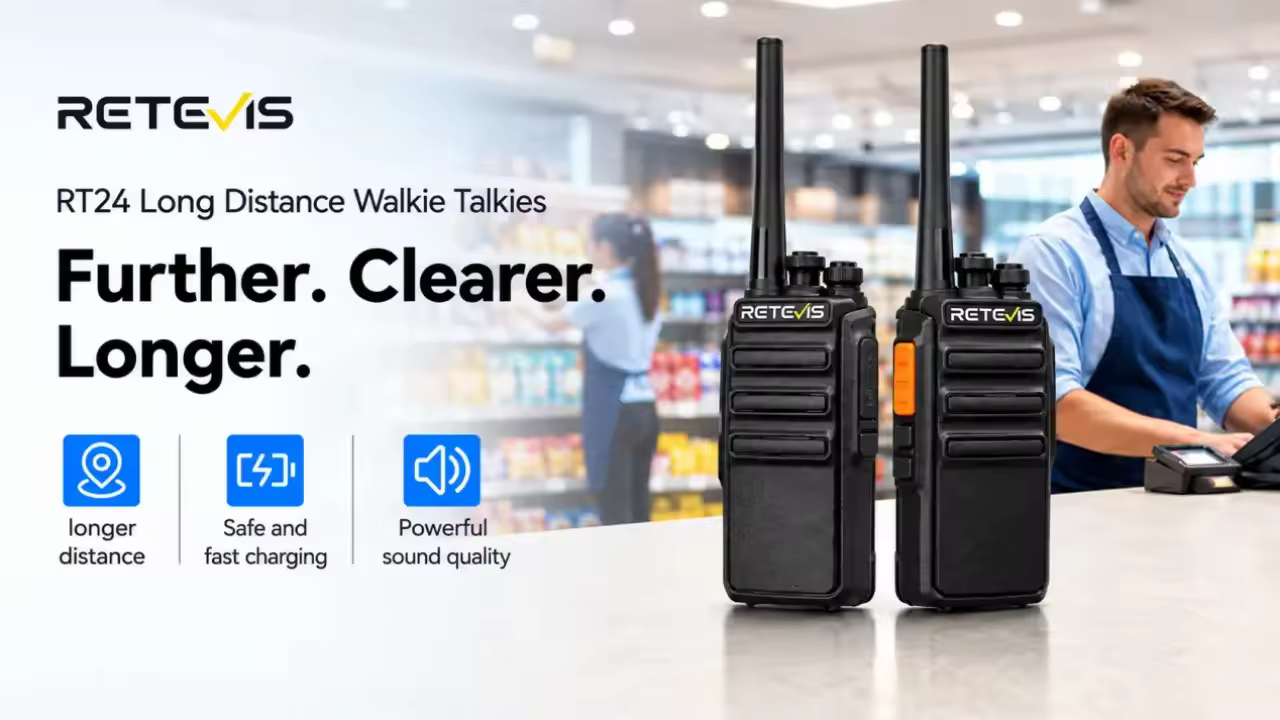 The New Retevis RT24: 3 Everyday Retail Pain Points This PMR446 Radio Fixes