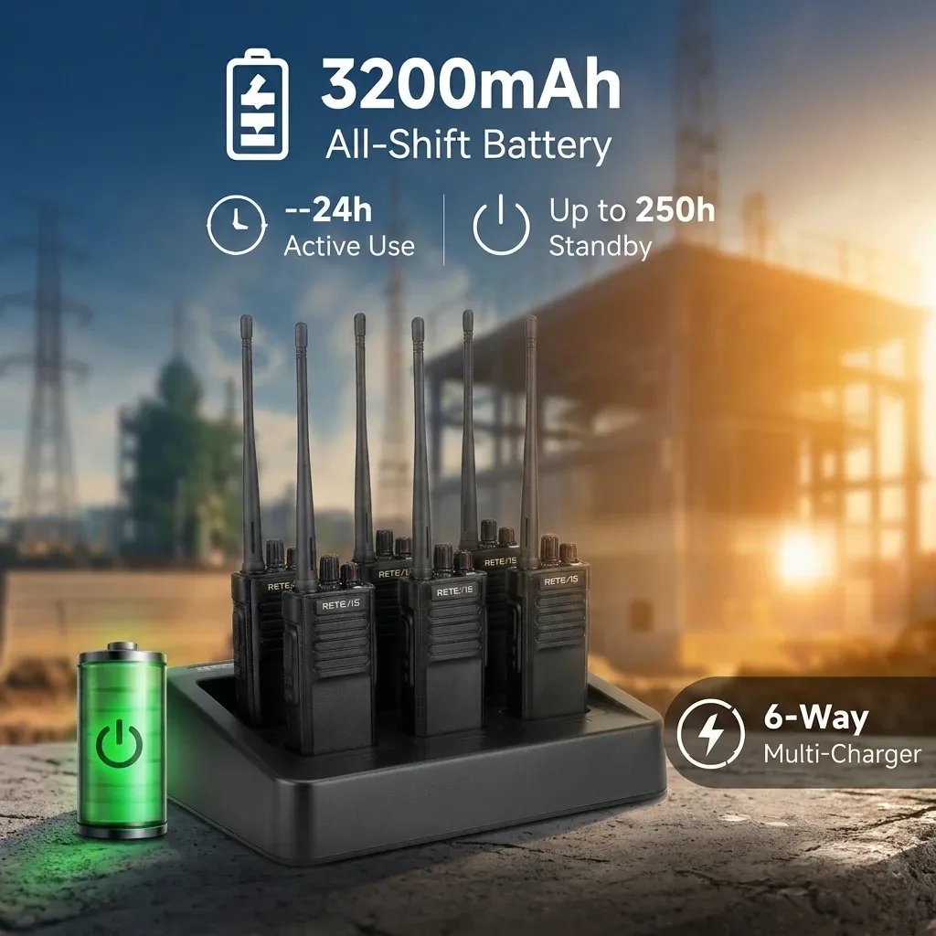 3200mAh All-Shift Battery with 6-Way Charger