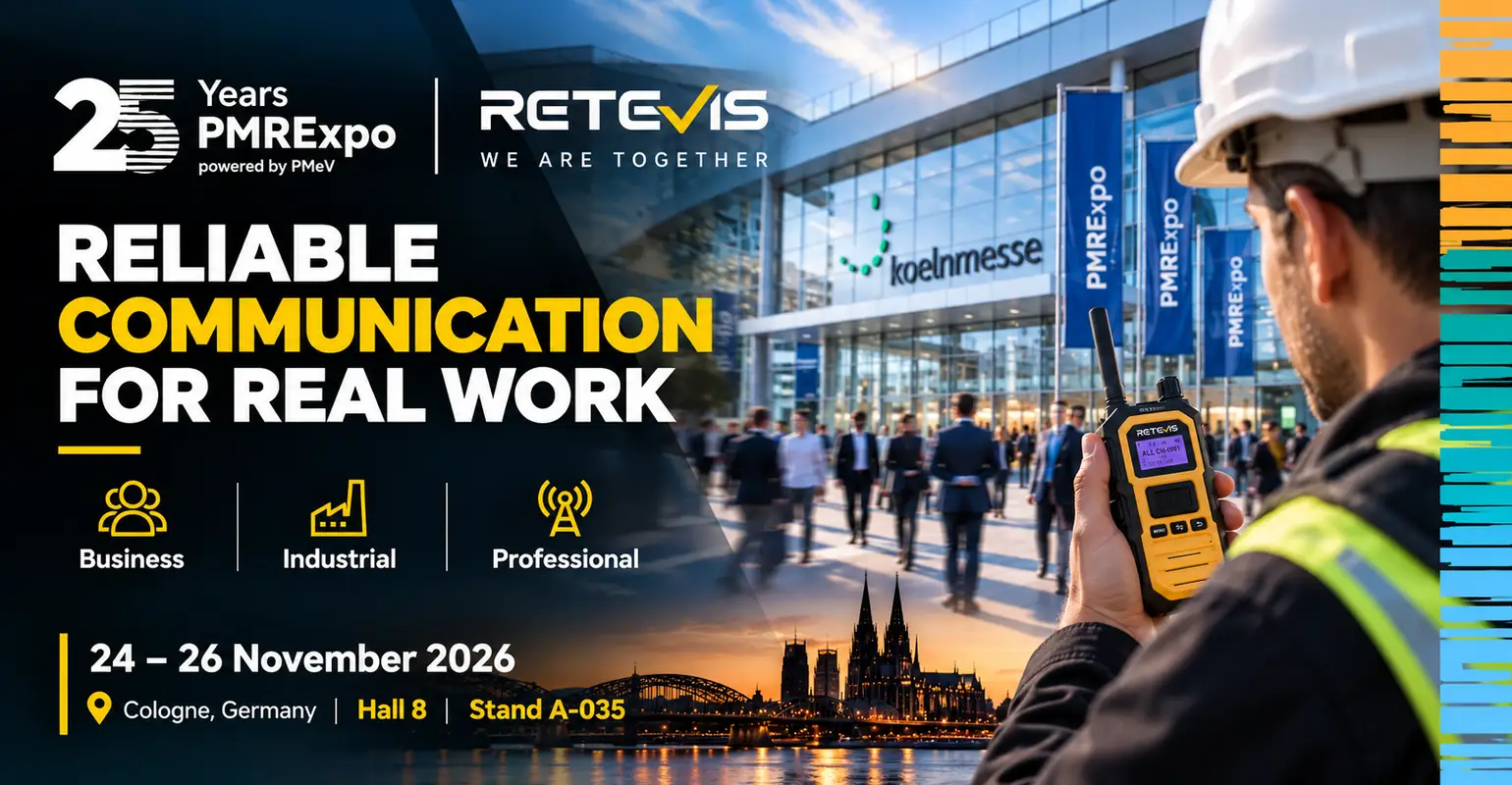 Meet RETEVIS at PMRExpo 2026: Reliable Communication for Real Work